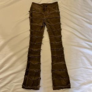 Atmosphere Strappy Distressed Skinny Pants
